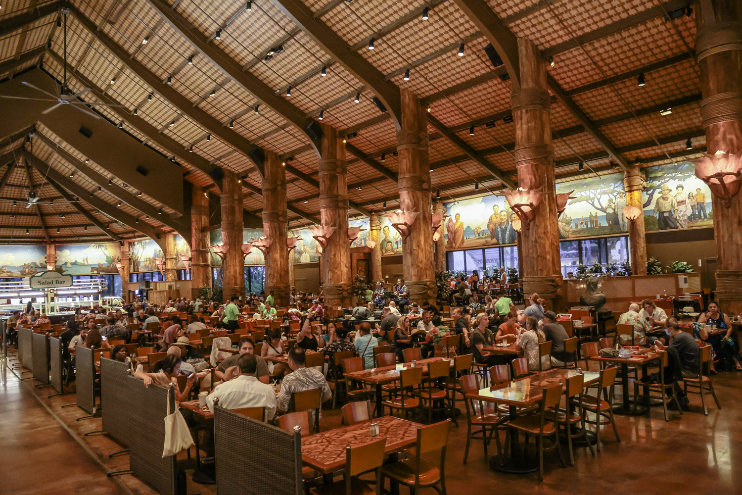 하와이 폴리네시안 센터 뷔페