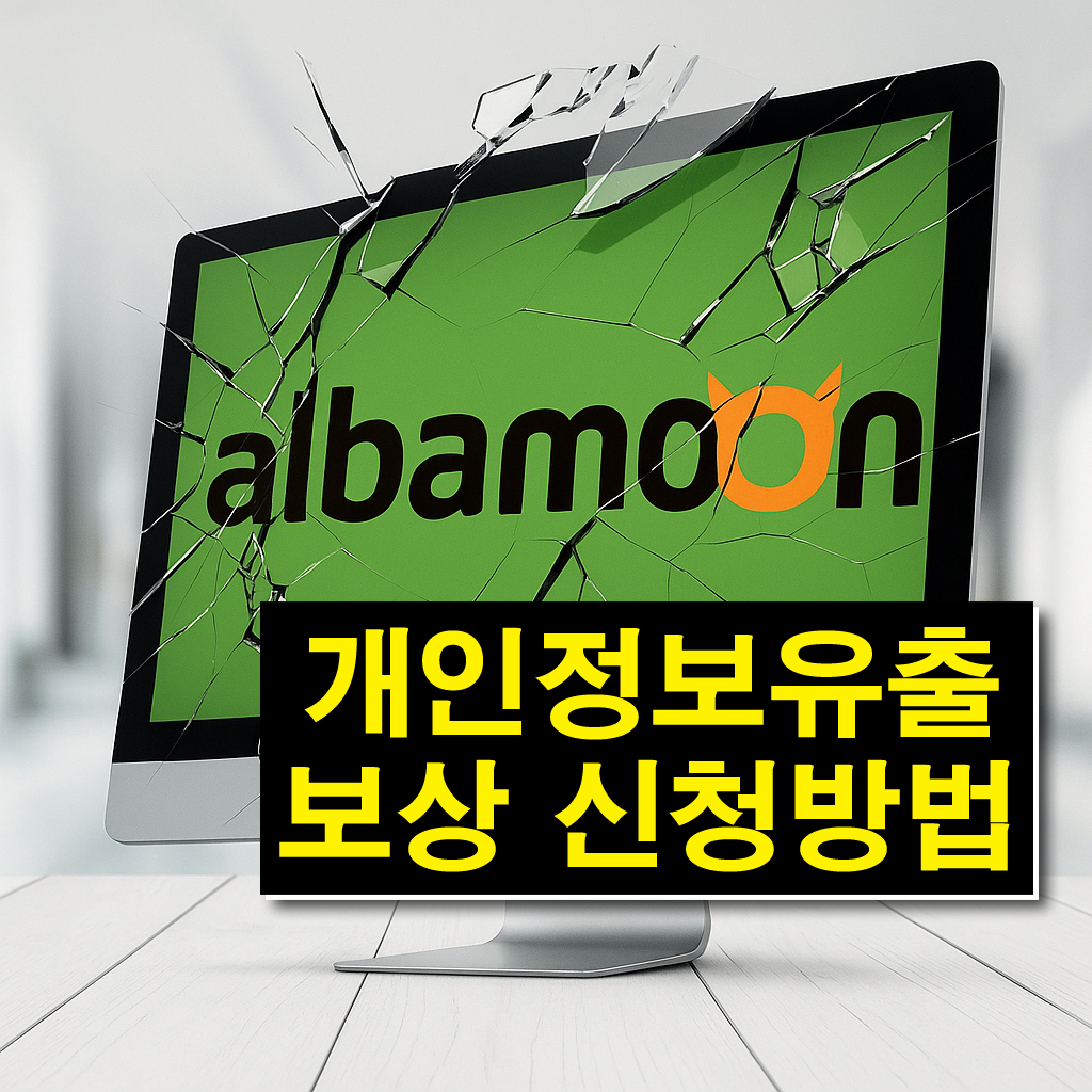 알바몬 개인정보 유출 보상 신청