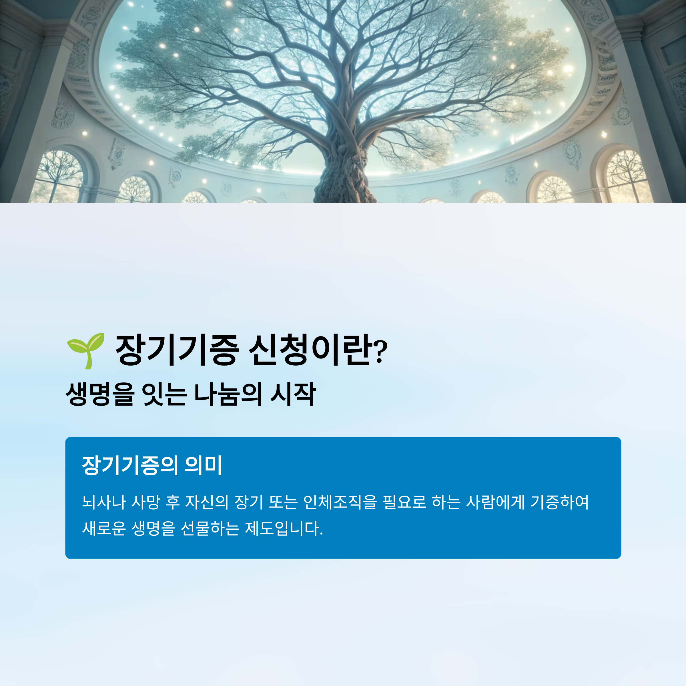 장기기증 신청방법 알아보기