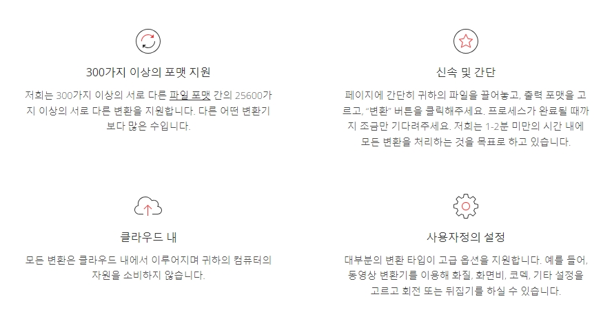 클라우드 기반으로 빠르게 변환되는 과정을 설명하는 화면