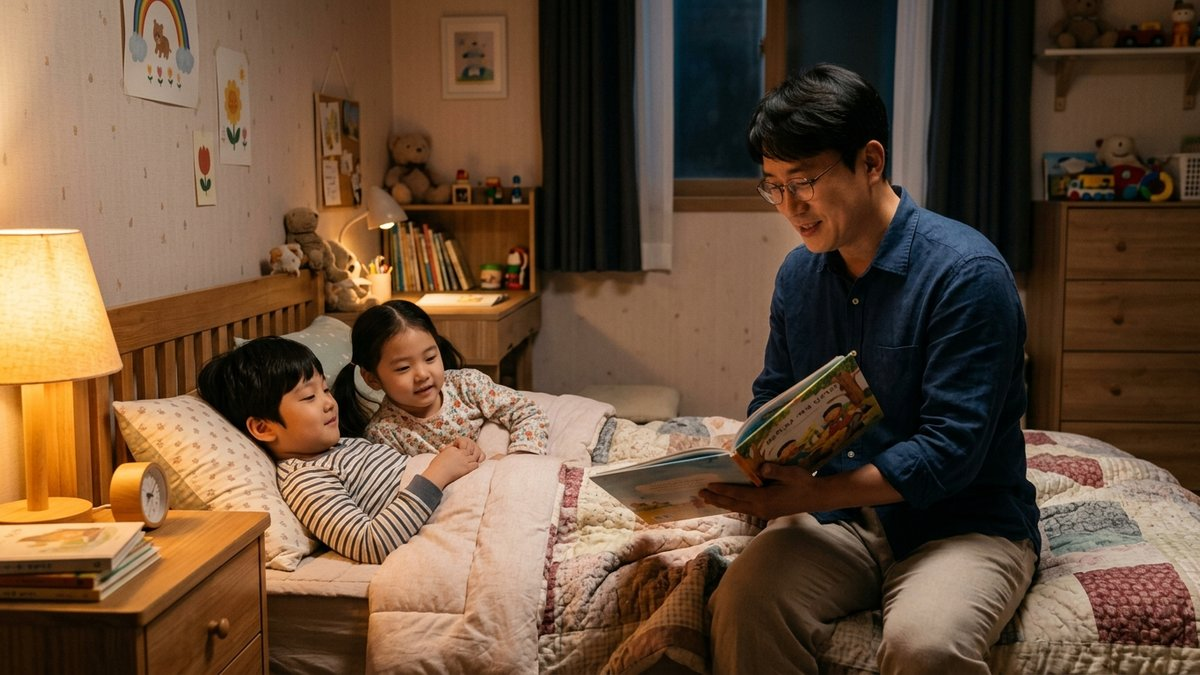 저녁 취침 루틴 아이들