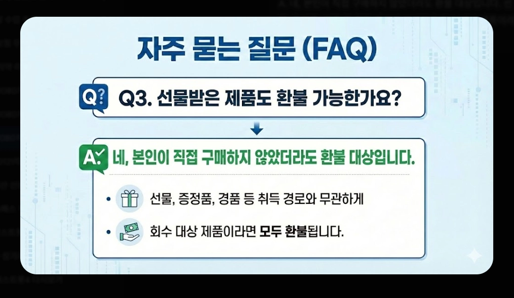 2080치약 환불 방법(6종, 온라인)(회수 + FAQ)
