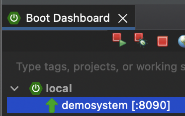 JSP 연동 테스트를 위한 서버 실행 화면