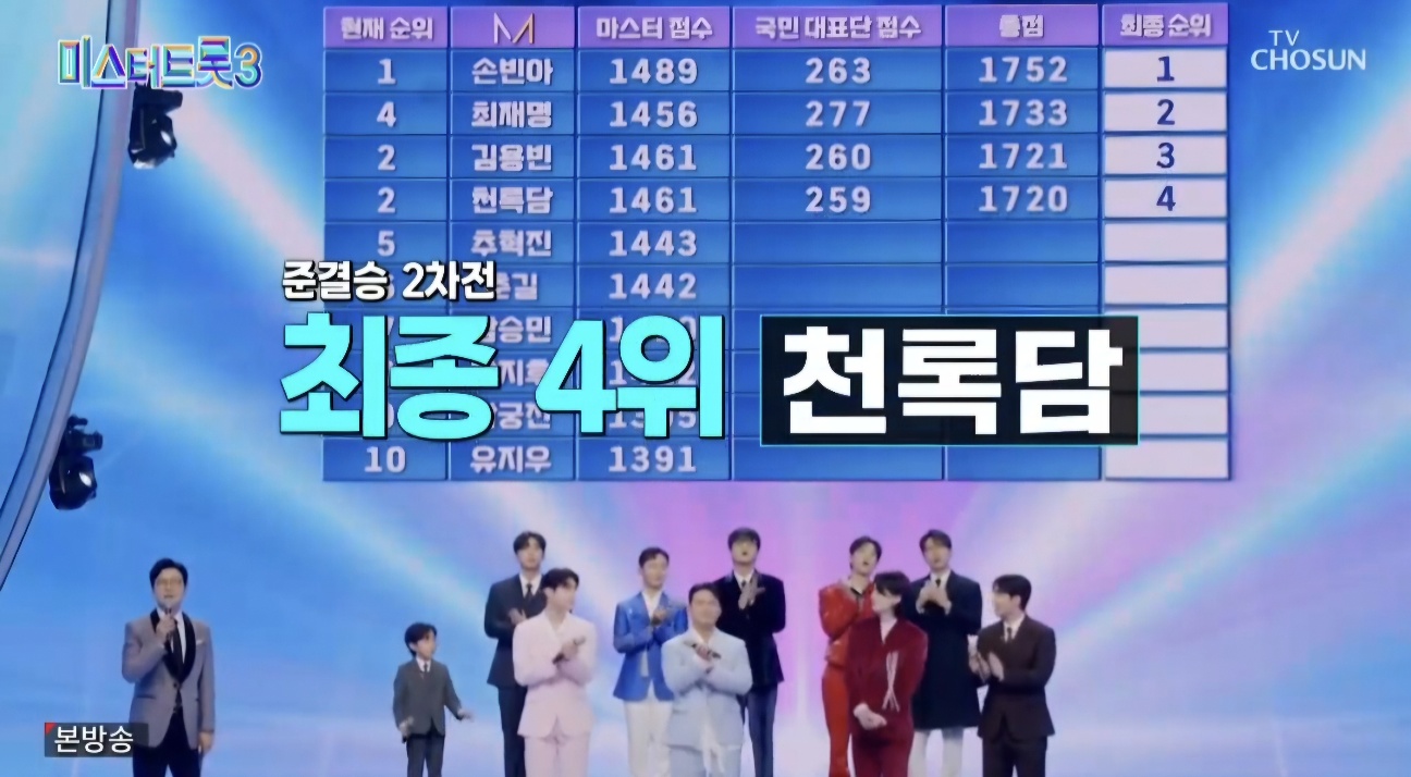 미스터트롯3 재방송시간 11회 시청률 명장면 