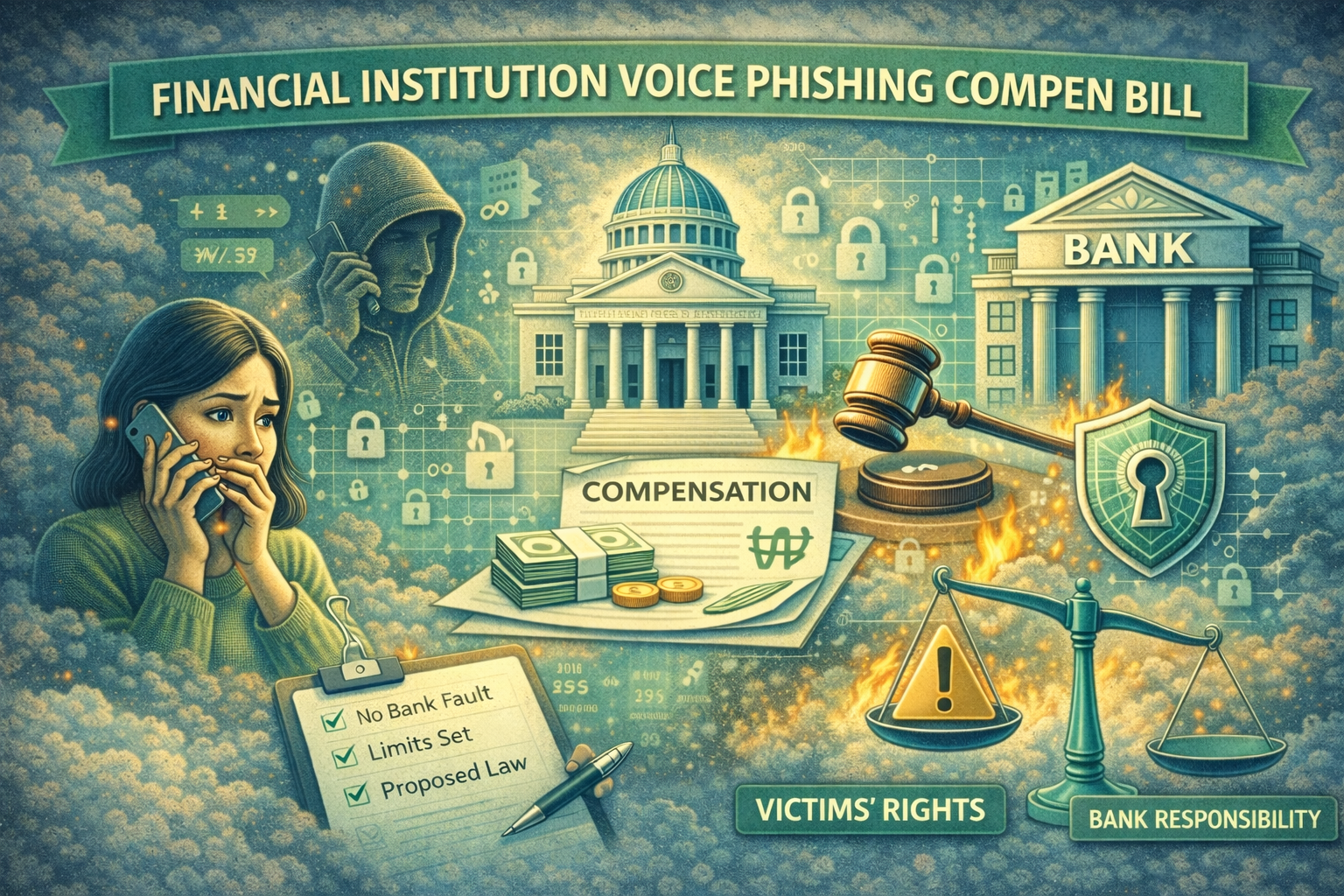 금융회사 보이스피싱 피해 배상 법안 발의 관련 이미지