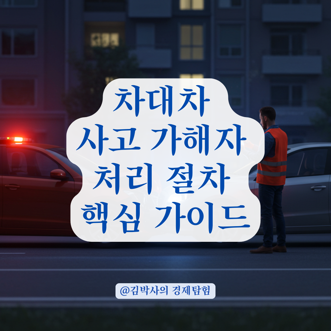 차대차 사고 가해자 처리, 대인&middot;대물 접수부터 보험 정산까지 한눈에 정리. 🚗