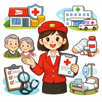 우체국 실손보험 가입조건과 보장 범위를 비교하는 장면9