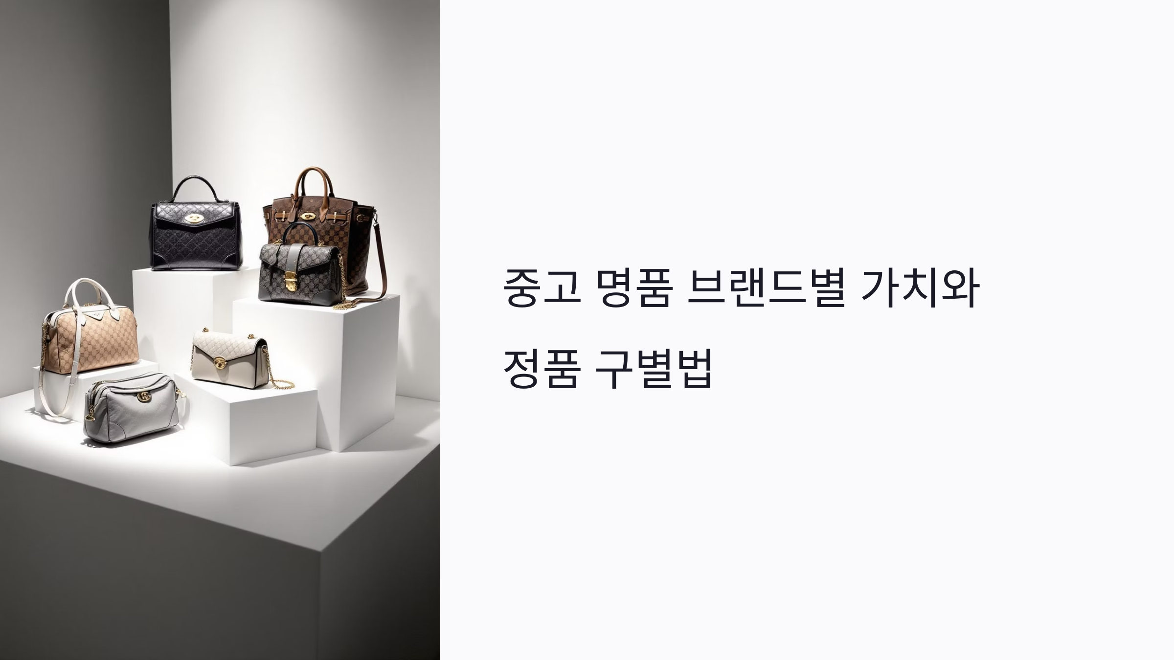 중고 명품 브랜드별 가치와 정품 구별법: 샤넬부터 에르메스까지
