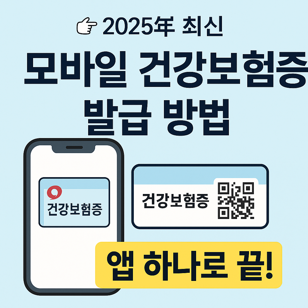 모바일 건강보험증