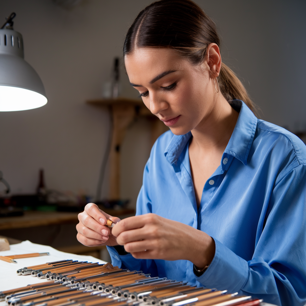 부업: 볼펜 조립