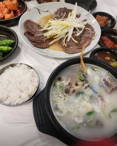 부여 왕곰탕 식당 메뉴 이미지