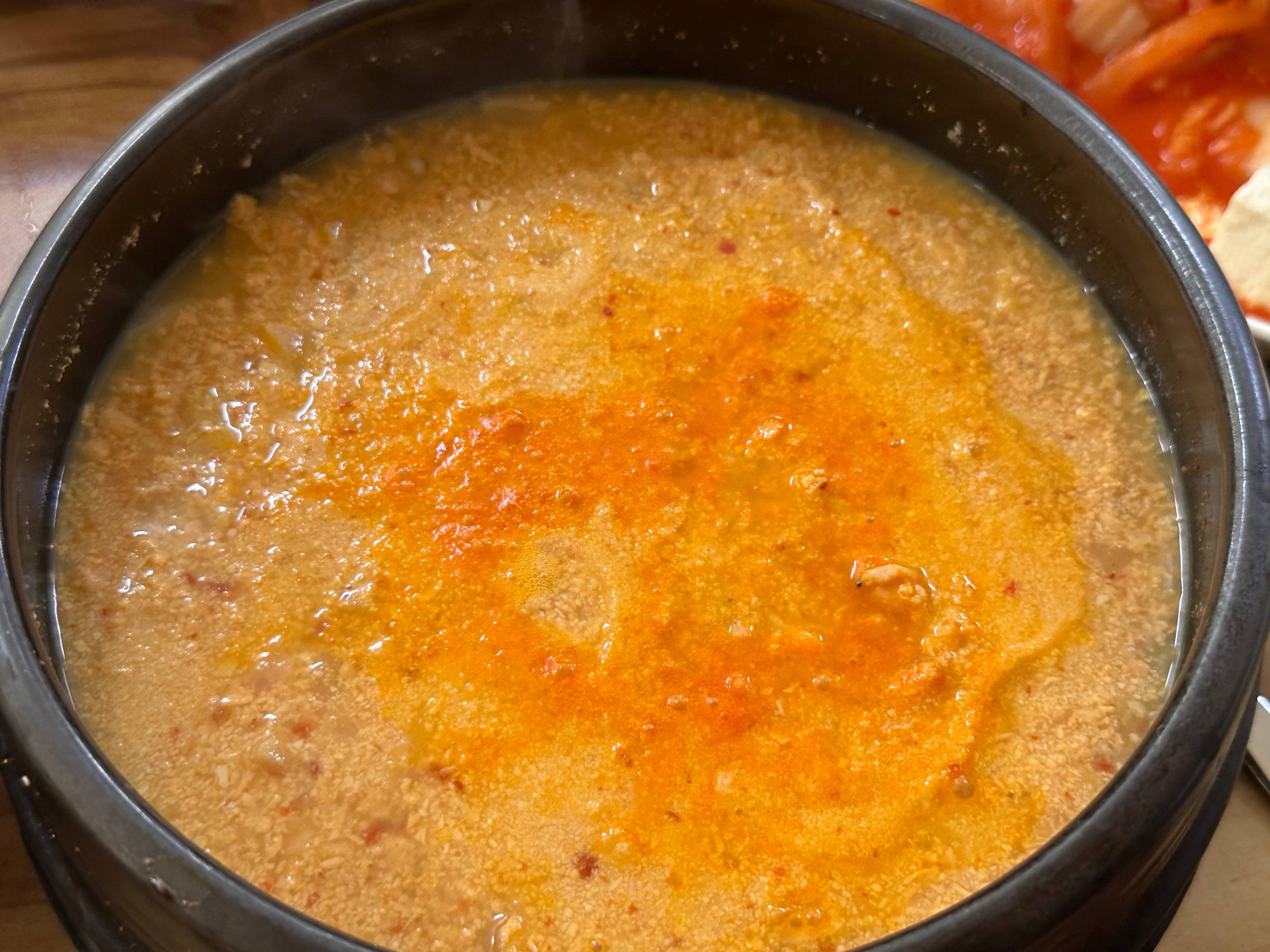 콩비지찌개