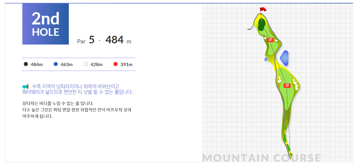 일레븐 컨트리클럽 마운틴코스 2