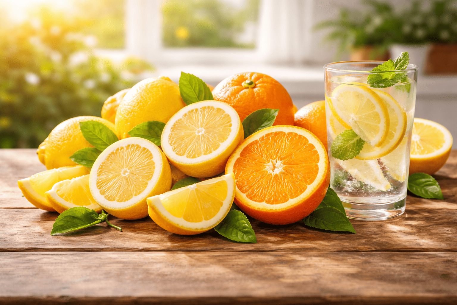 레몬과 오렌지의 비타민C 비교