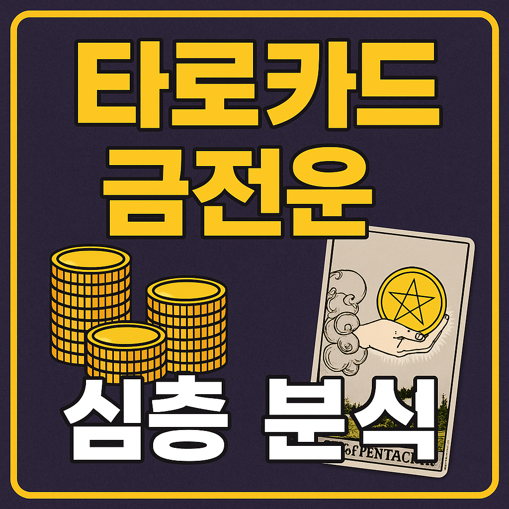 타로카드 금전운 심층 분석