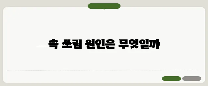 만성 표재성 위염 증상 정리 속 쓰림과 소화불량 반복된다면