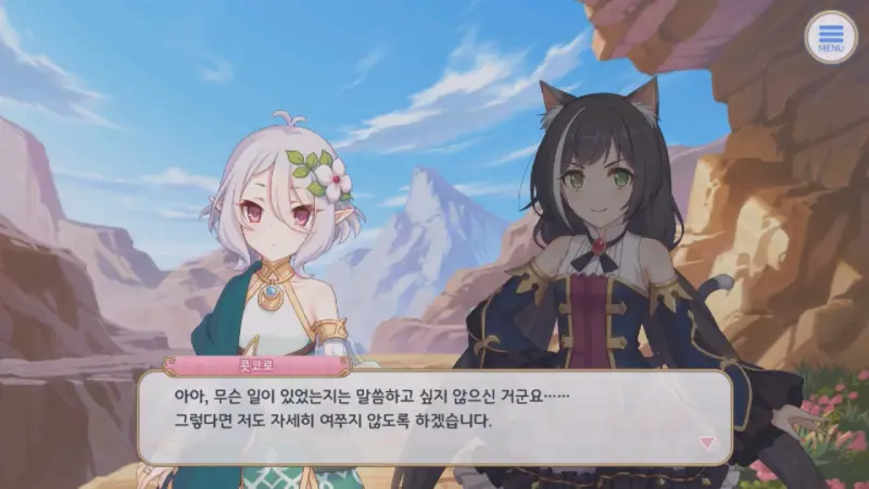 캬루에 대해 묻지 않겠다는 콧코로