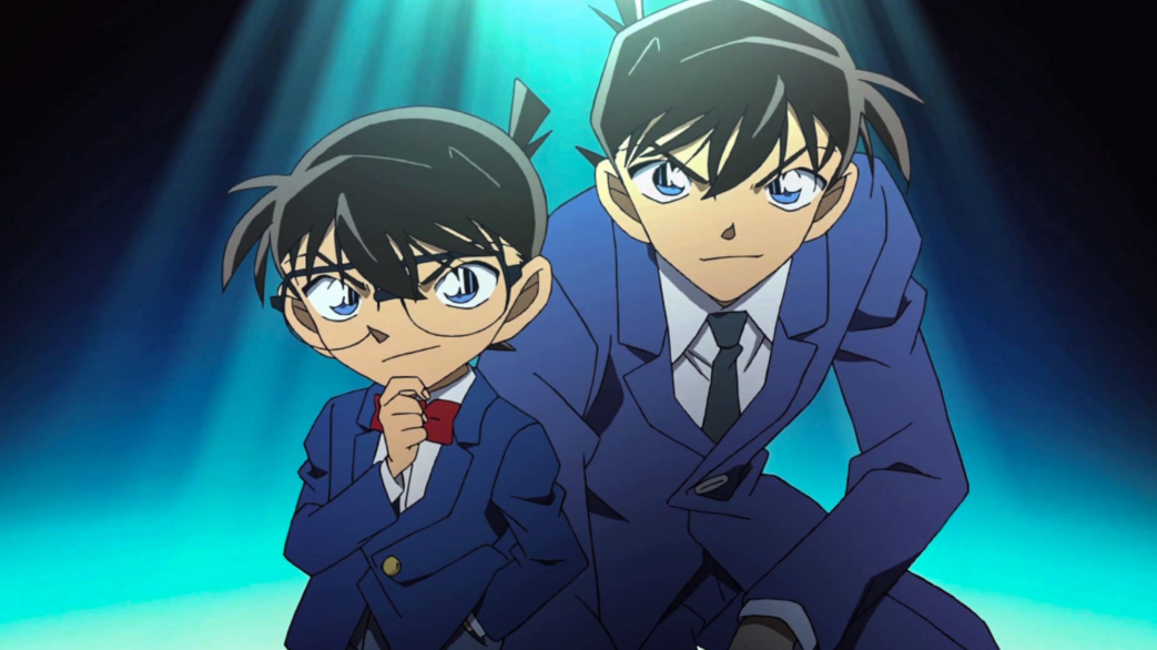 명탐정 코난과 신이치의 모습