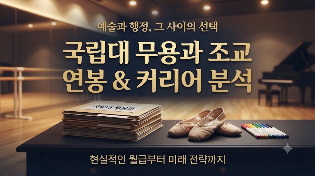 국립대학교 무용과 조교: 연봉, 복지, 그리고 커리어의 실체 완벽 해부(무용을사랑합니다)