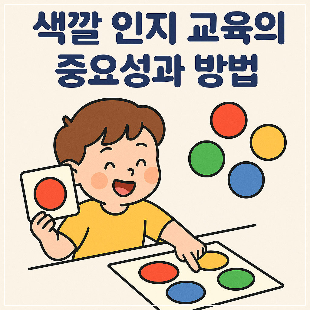 색깔 인지 교육의 중요성과 방법