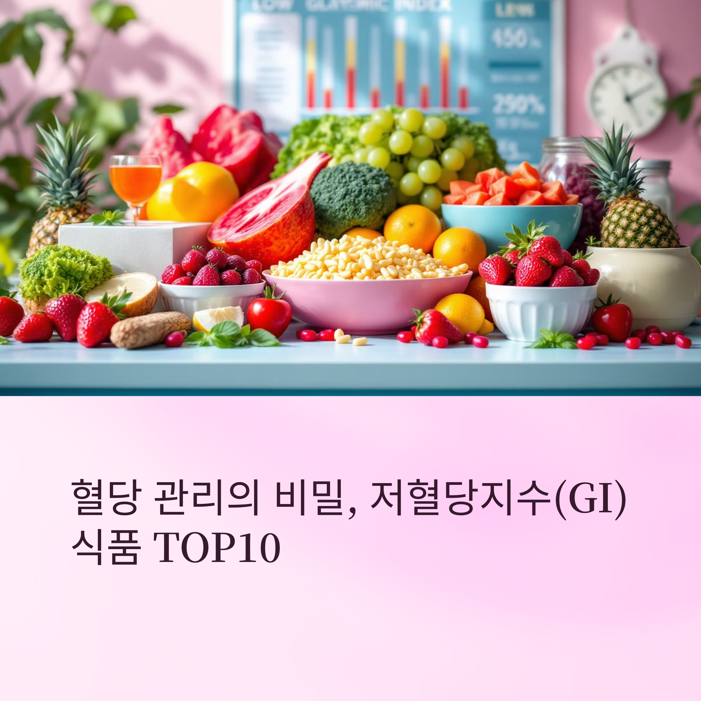 혈당 낮추는 식품 TOP10