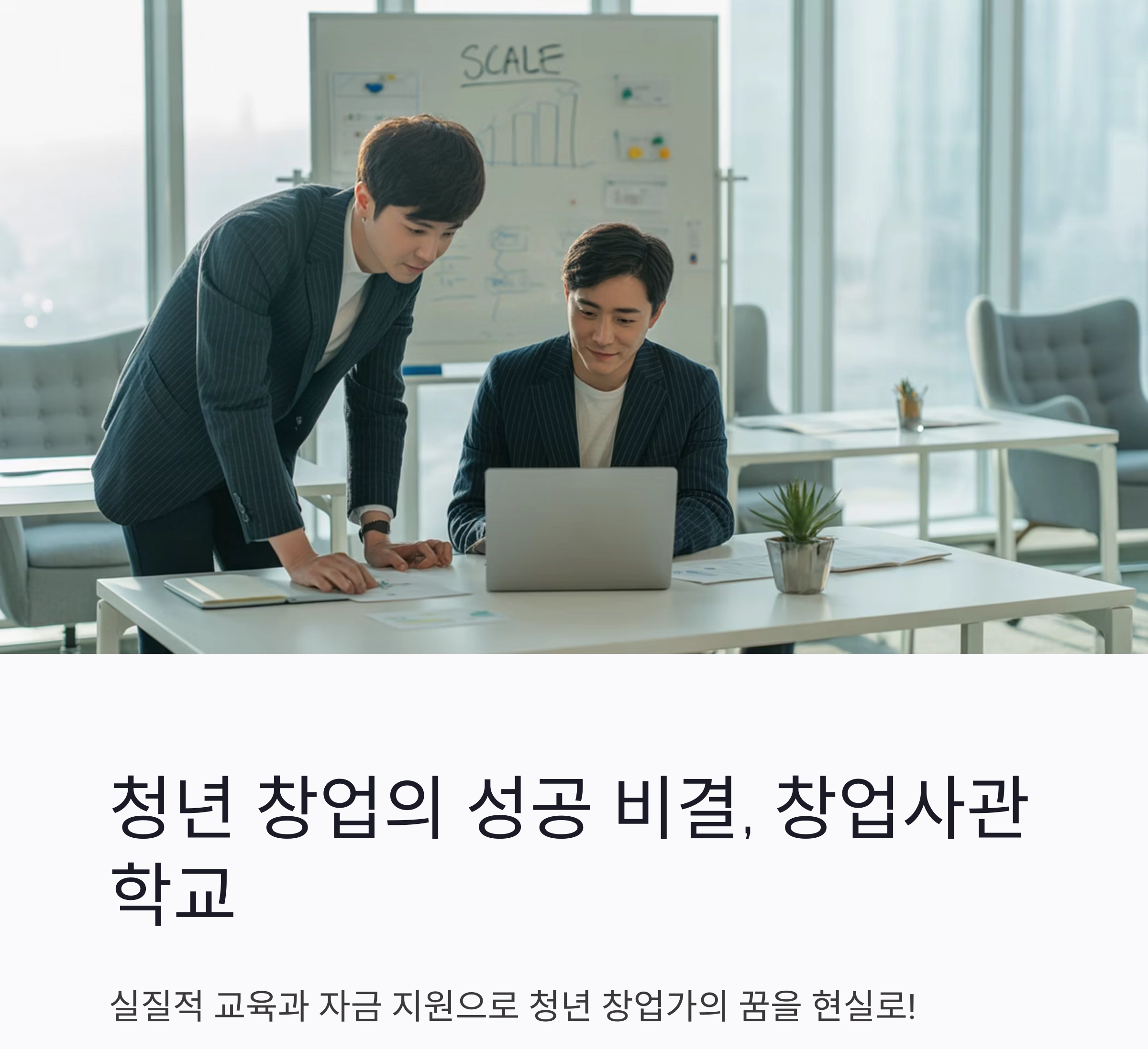 청년 창업의 든든한 시작, 창업사관학교 프로그램으로 성공하자