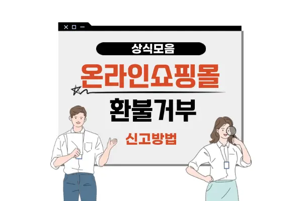온라인 쇼핑몰 환불 거부 신고 방법(소비자보호원 상담 피해구제 민원 신청 접수 후기)