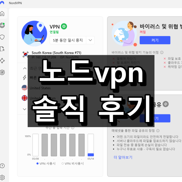 노드vpn 솔직 후기