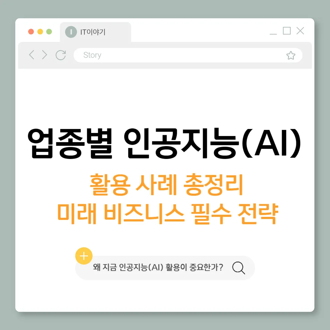 업종별 인공지능(AI) 활용 사례 총정리