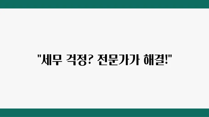 서울 중구 남대문로동 세무사 서비스
