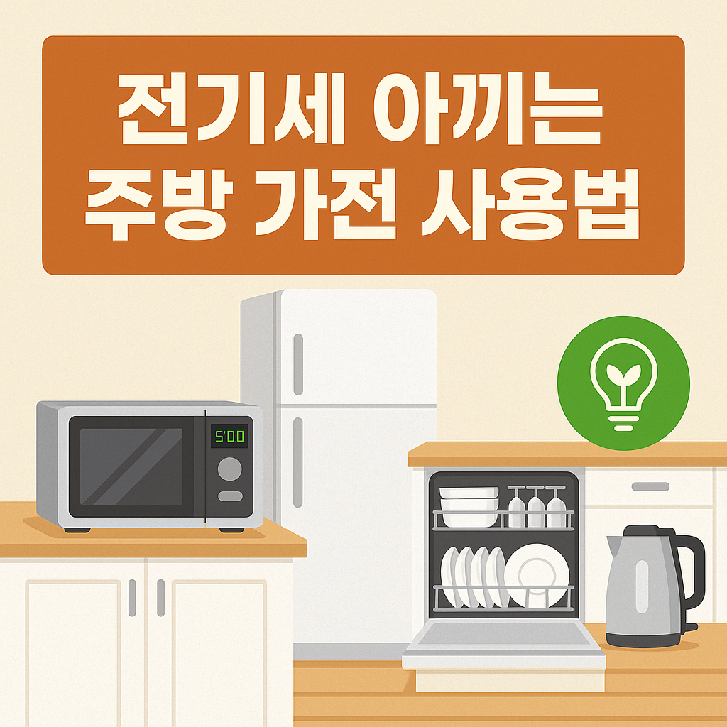 전기세 아끼는 주방 가전 사용법