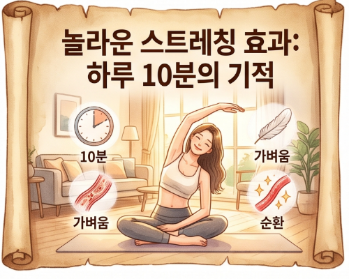 [홈트레이닝 필수] 하루 10분, 내 몸을 살리는 스트레칭 효과 및 아침 스트레칭 완벽 가이드