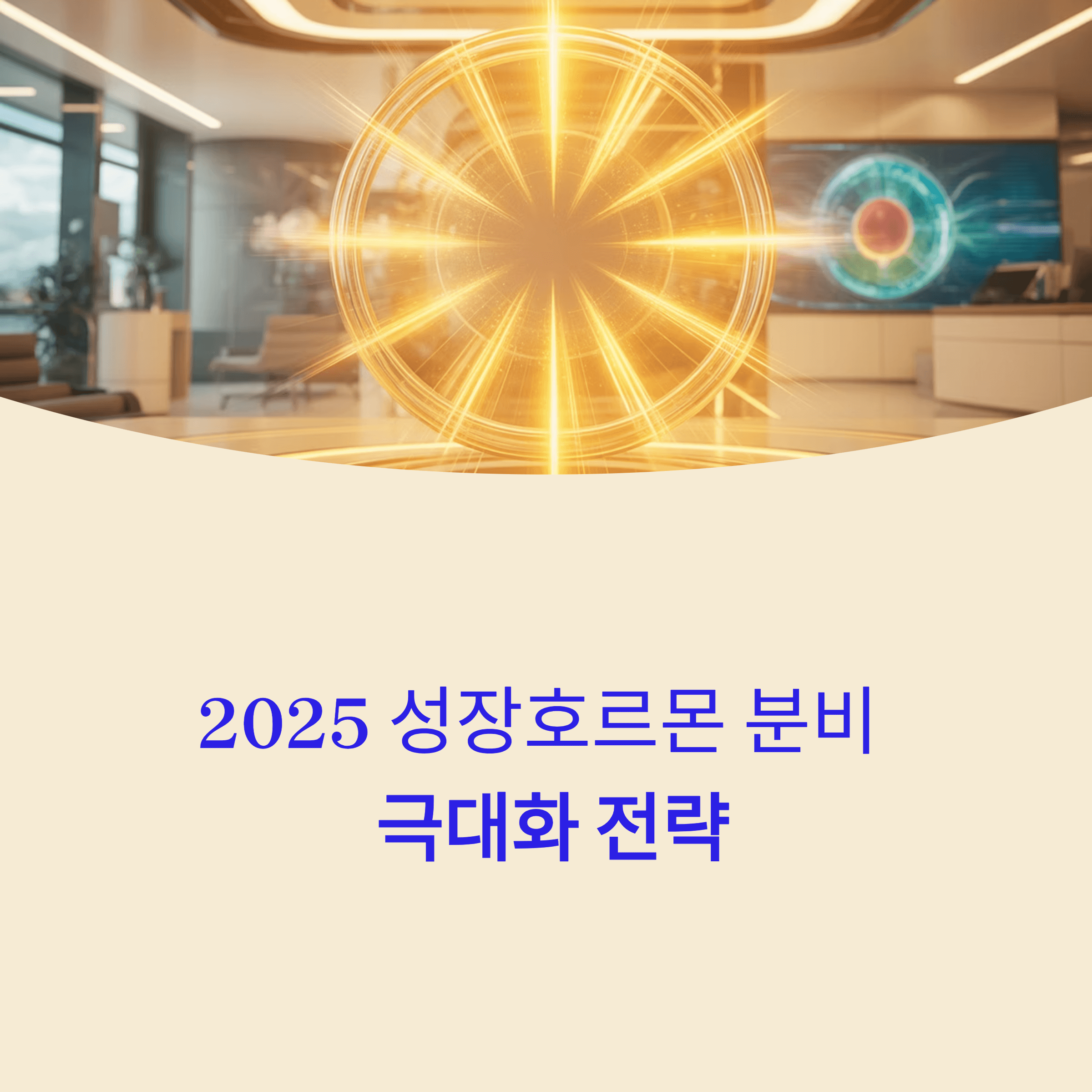 2025 성장호르몬 분비 극대화 전략