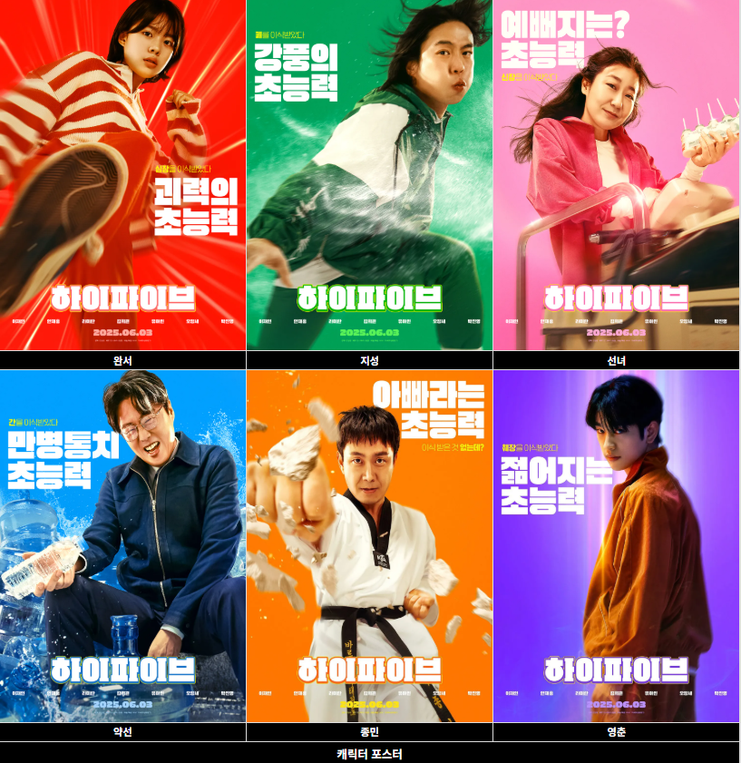 영화 하이파이브 출연진