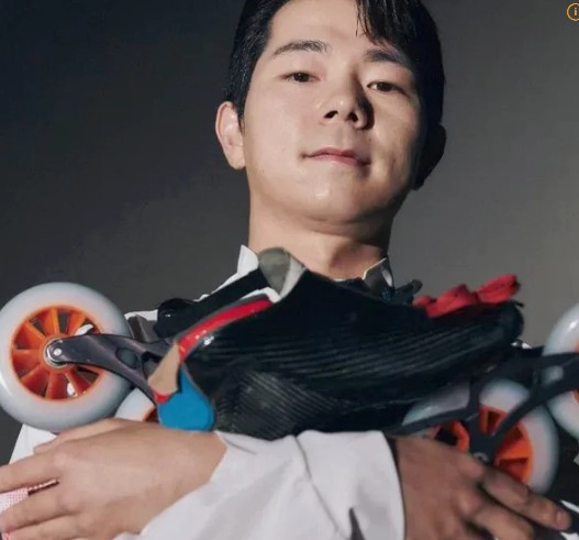 정철원 롤러스케이트 선수 세레머니 논란