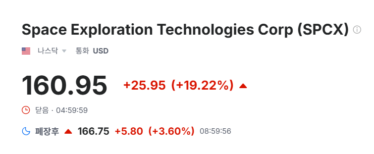 스페이스X IPO