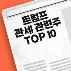 트럼프 관세 관련주 TOP10