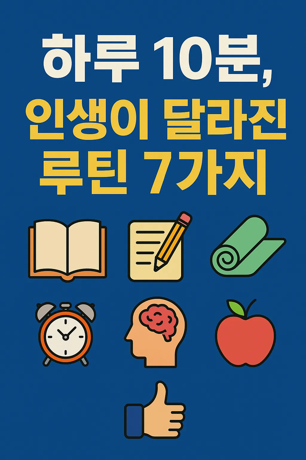 하루 10분, 인생을 바꾼 루틴 7가지 – 뇌과학과 습관의 힘