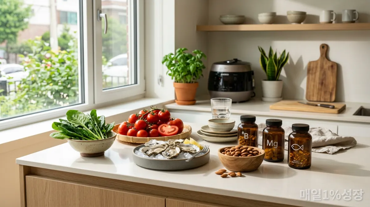 피로 회복에 좋은 음식과 영양제