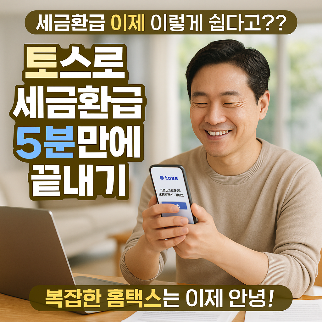 토스로 세금환급 5분만에 끝내기