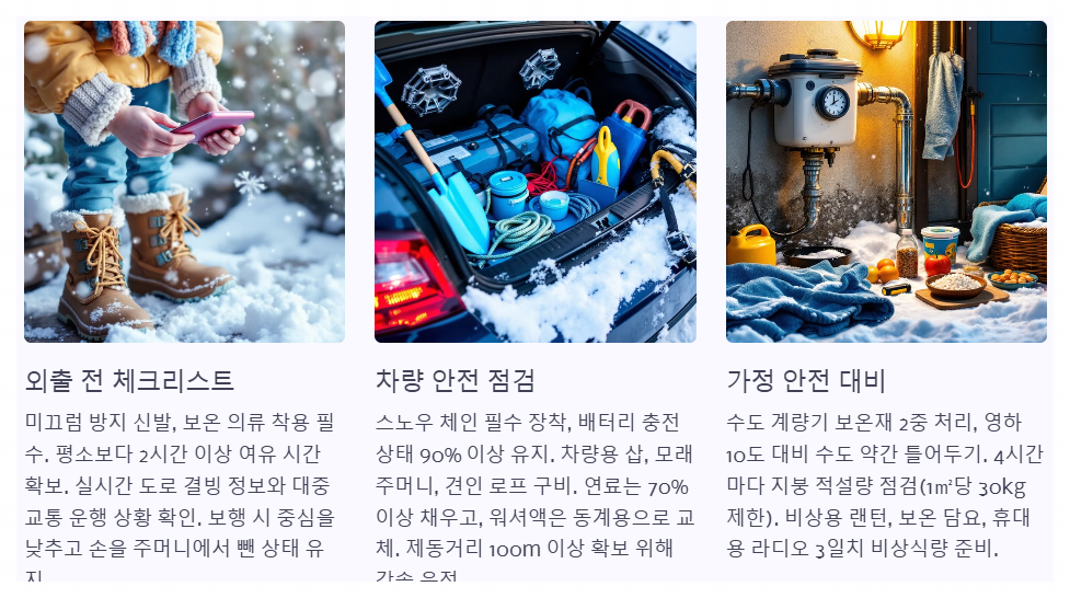 필수 체크 리스트