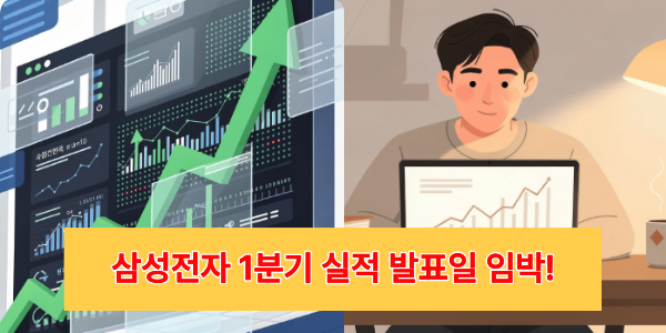 삼성전자-1분기-실적발표일-임박-삼성전자-주식전망-투자전략-대표-썸네일-이미지