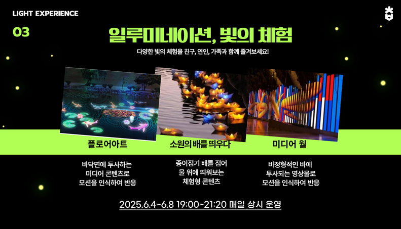 일루미네이션, 빛의 체험