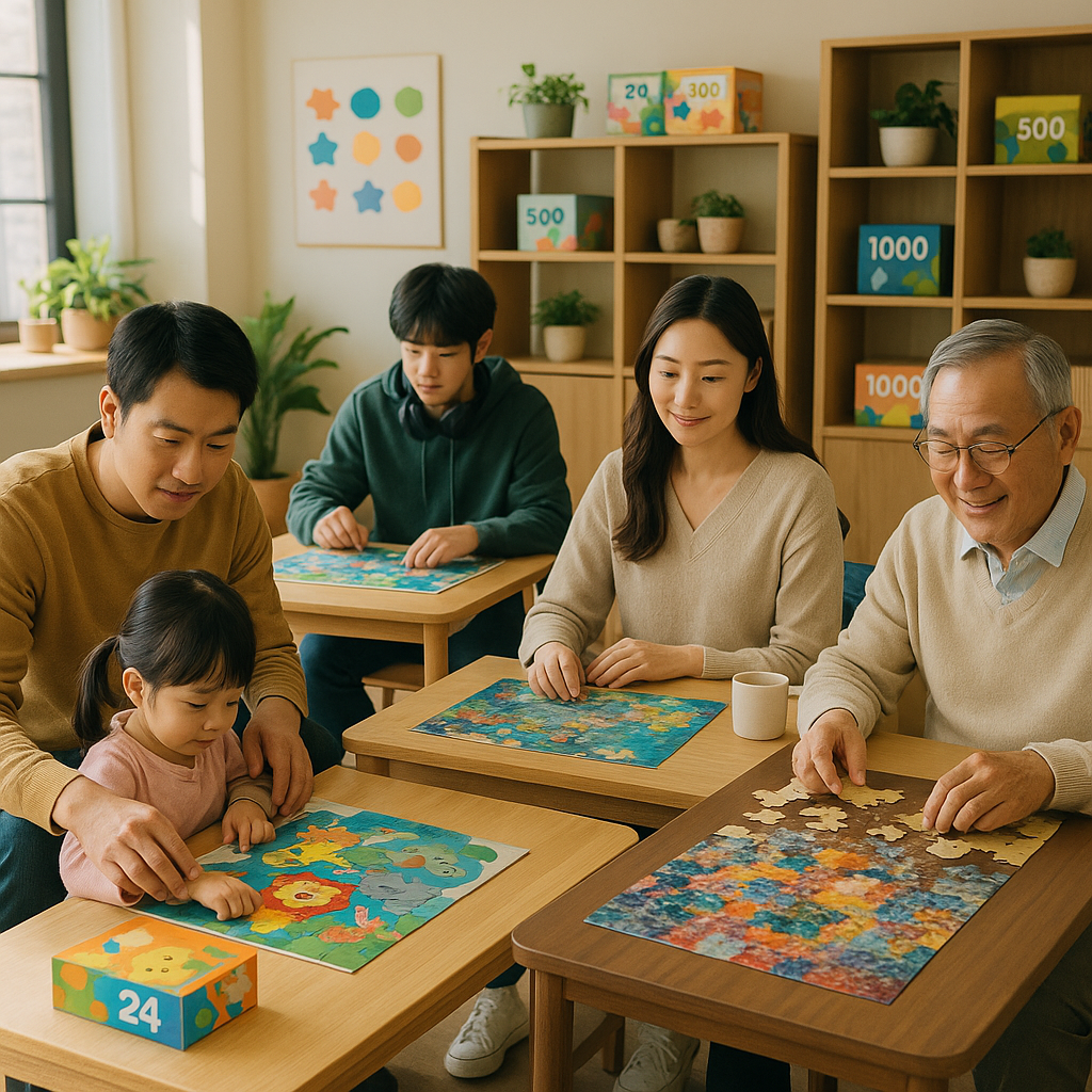연령별 퍼즐 난이도 선택 기준