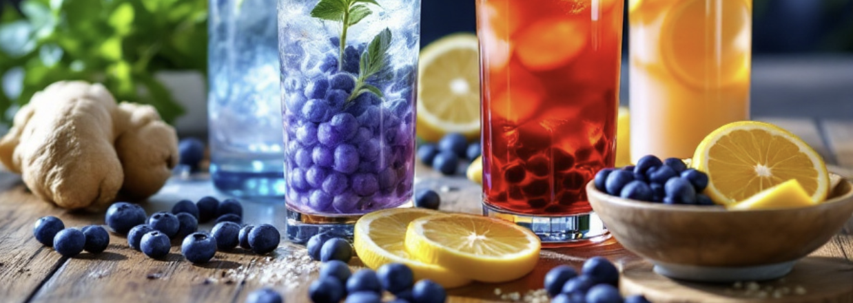 카페인을 대체할 건강한 음료 이미지