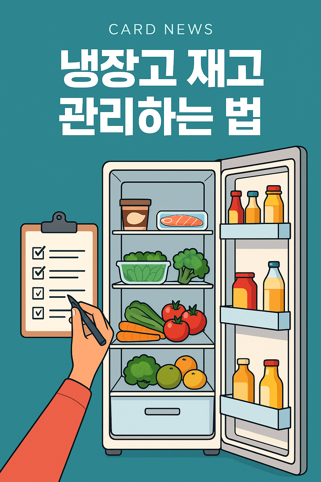 냉장고 재고 관리하는 법