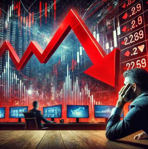 증시 하락 관련 사진