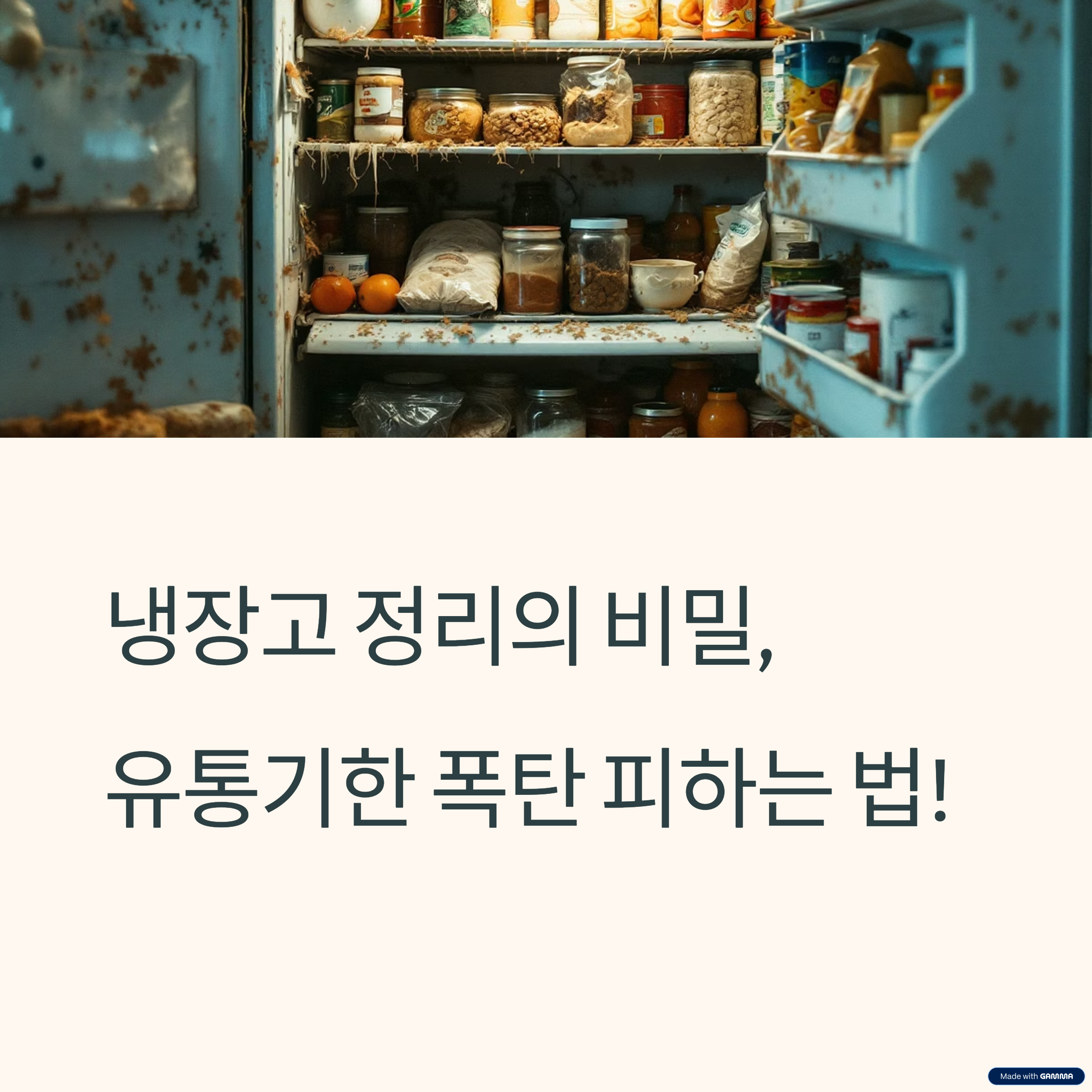 냉장고 정리, 이 순서가 정답! 유통기한 폭탄 피하는 꿀팁 공개