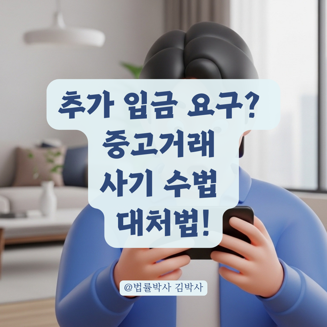 중고거래중 추가 입금 요구를? 명백한 사기 신호인 시그널 종류!