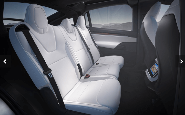 2023 테슬라 모델 X 2열 좌석